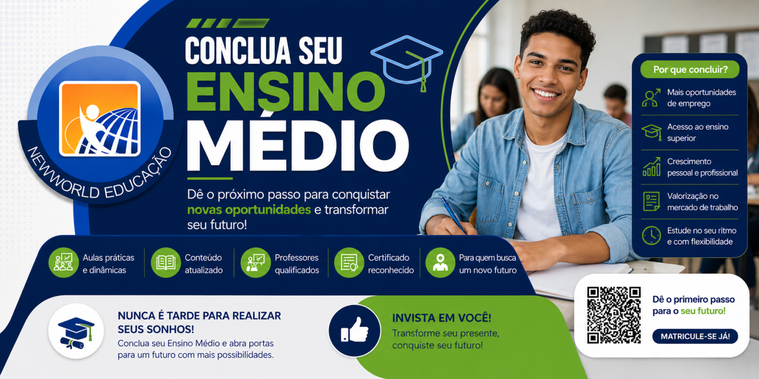 Conclua o Ensino M&eacute;dio