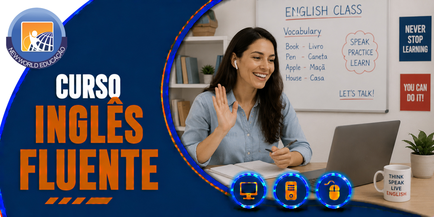 CURSO INGL&Ecirc;S FLUENTE
